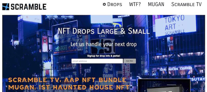 Scramble NFT Marketplace